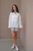 Dolman Slv Gauze Shirt sold by Uforia Muse