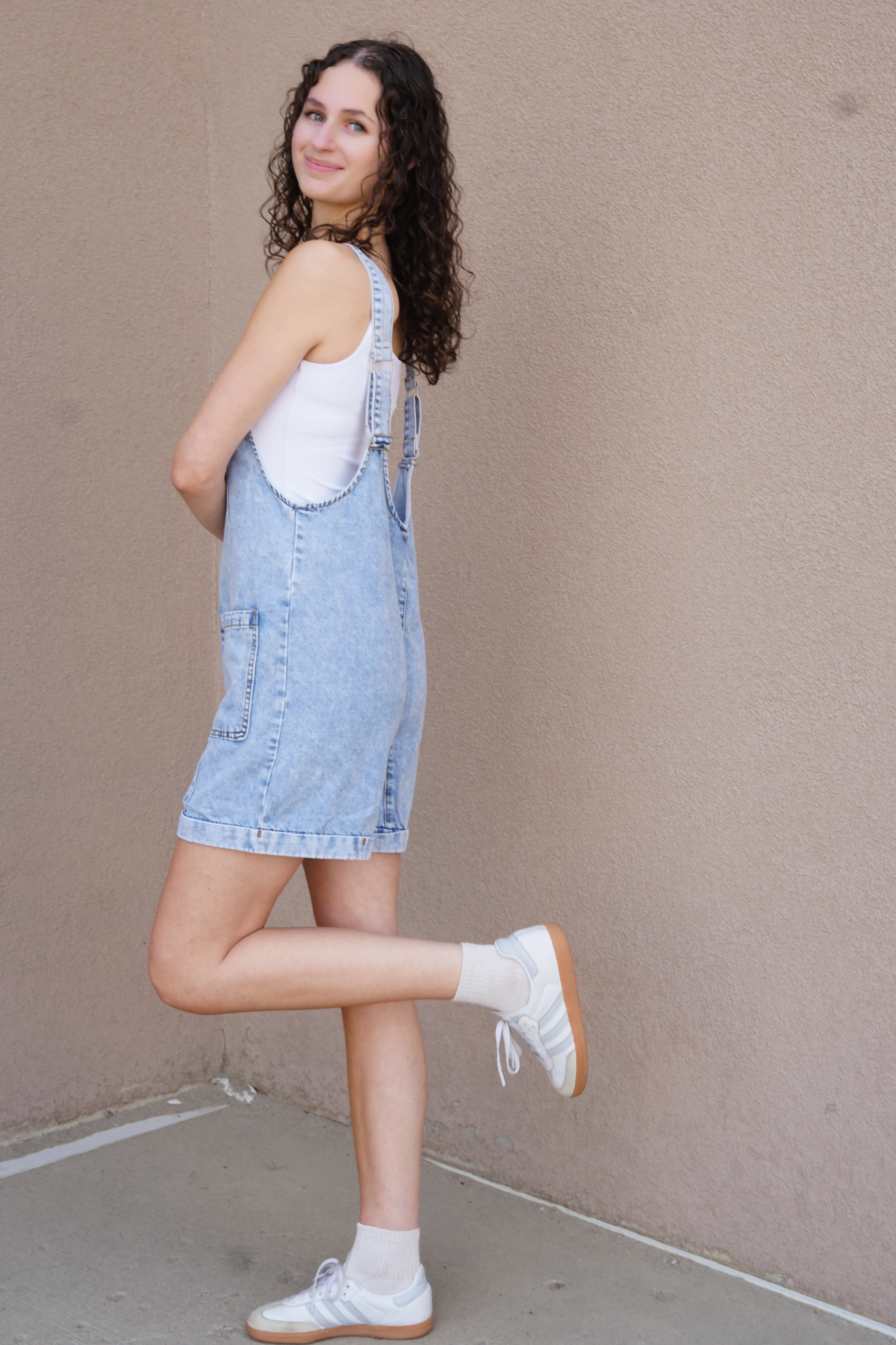 Landon Denim Romper sold by Uforia Muse product image thumbnail 2