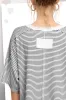 Maze Striped Tee-Blk sold by Uforia Muse