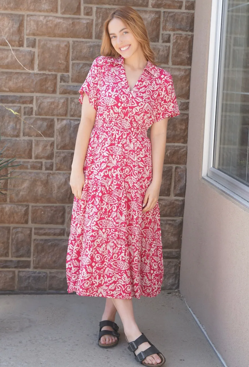 Magenta Life Dress sold by Uforia Muse product image thumbnail 4