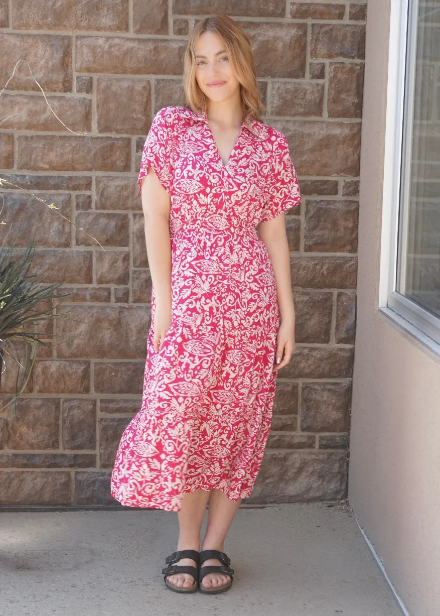 Magenta Life Dress sold by Uforia Muse