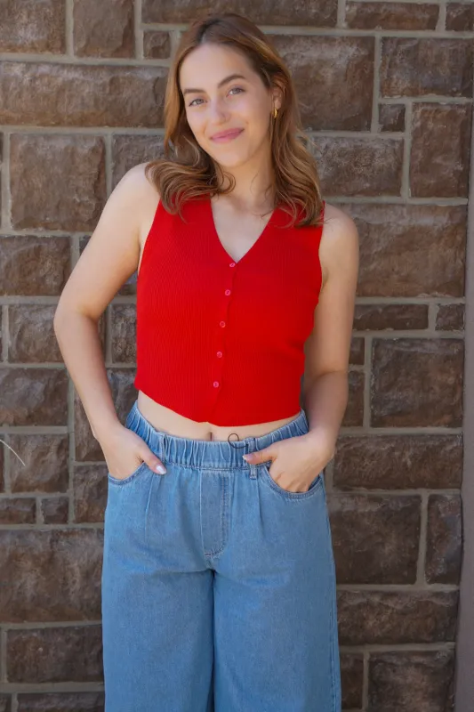 Dinna Vest Top sold by Uforia Muse