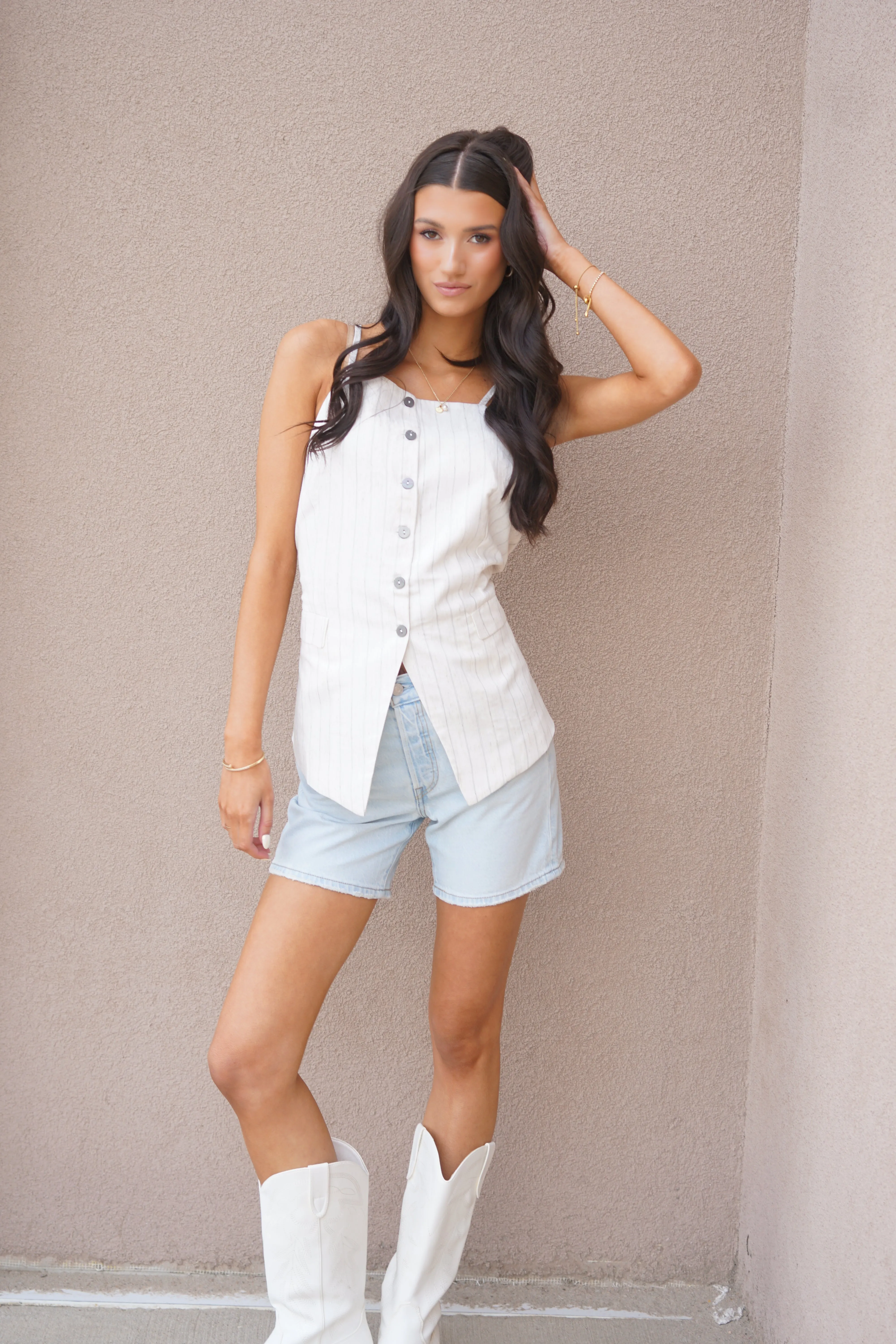 Tailor Tank sold by Uforia Muse