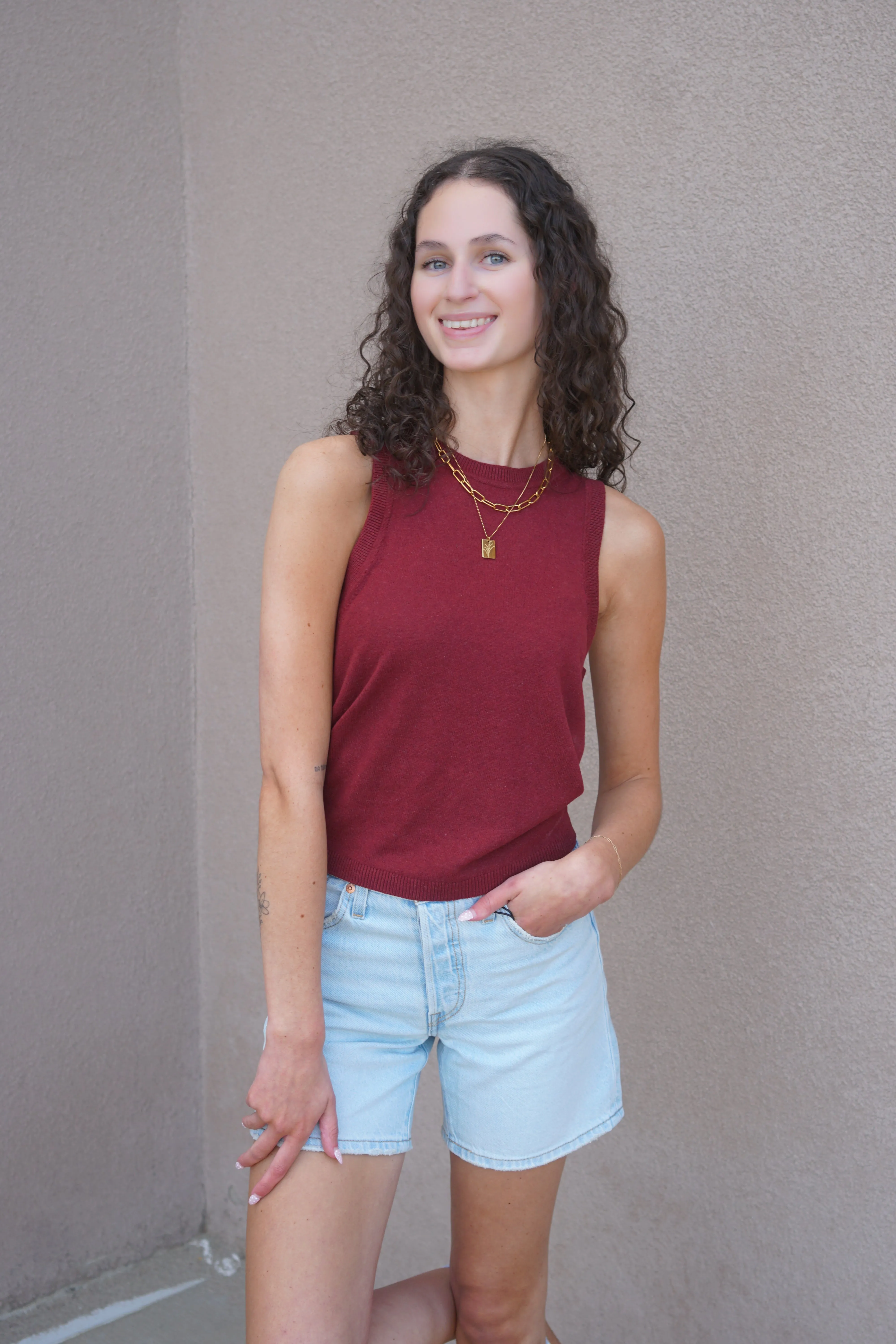 Nora Sleeveless Top - Only sold by Uforia Muse product image thumbnail 3