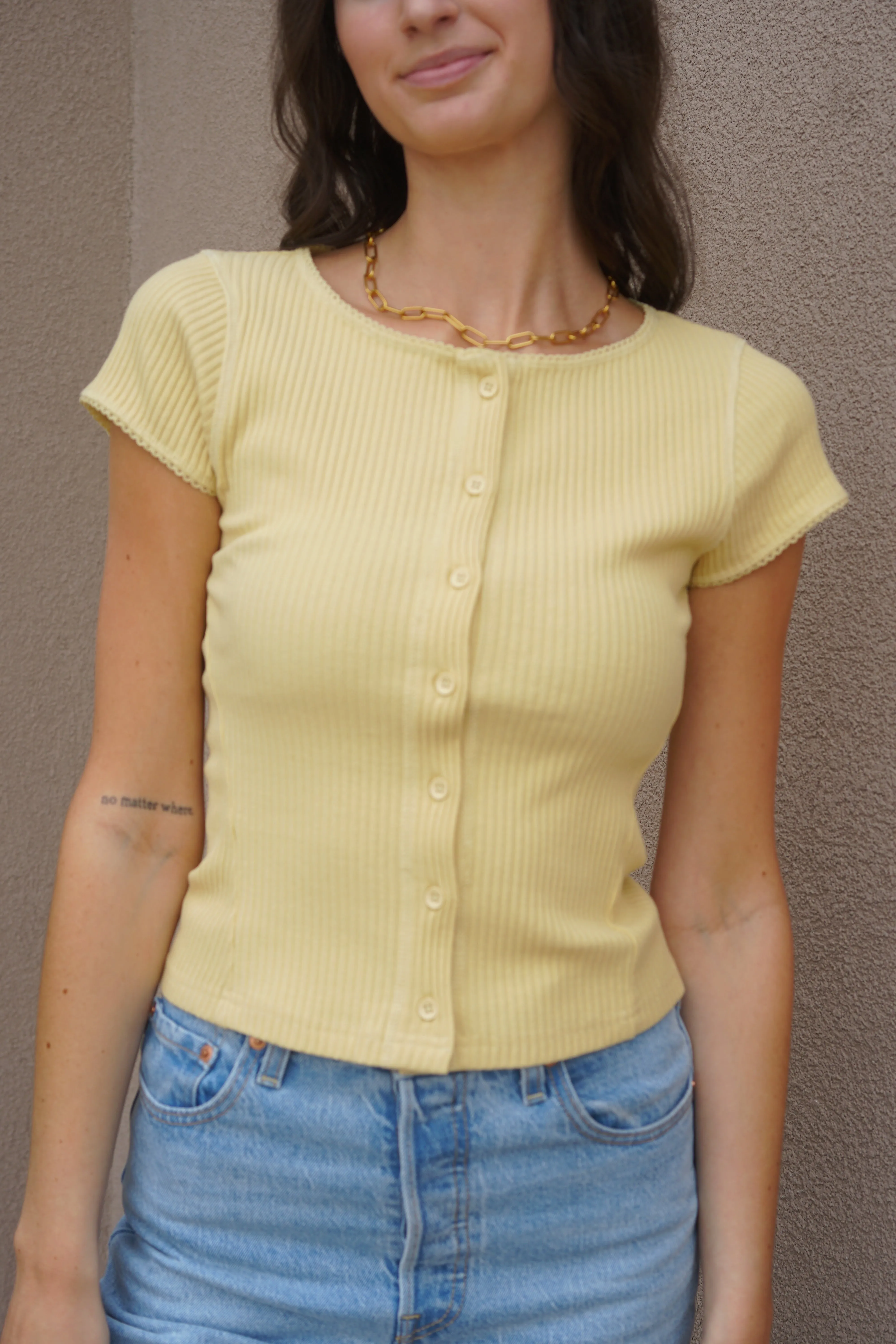 Butter Button Top sold by Uforia Muse product image thumbnail 3