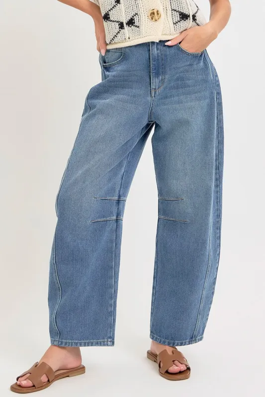 Barrel Mom Jean sold by Uforia Muse