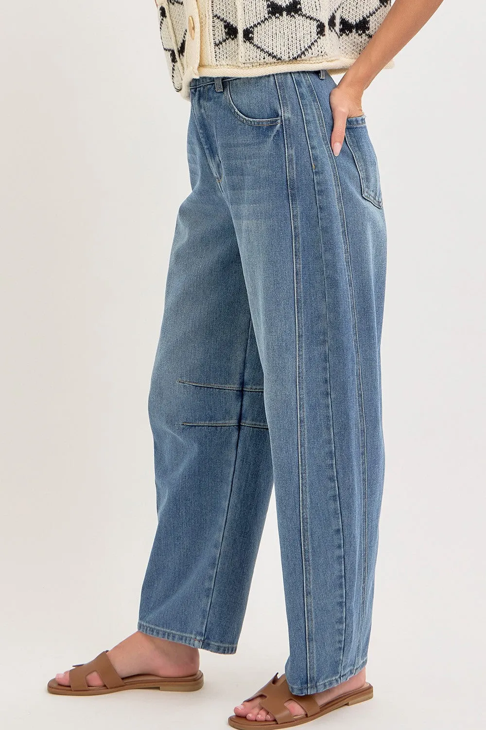 Barrel Mom Jean sold by Uforia Muse product image thumbnail 3