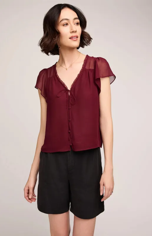 Carlotta Blouse- Gentle Fawn sold by Uforia Muse