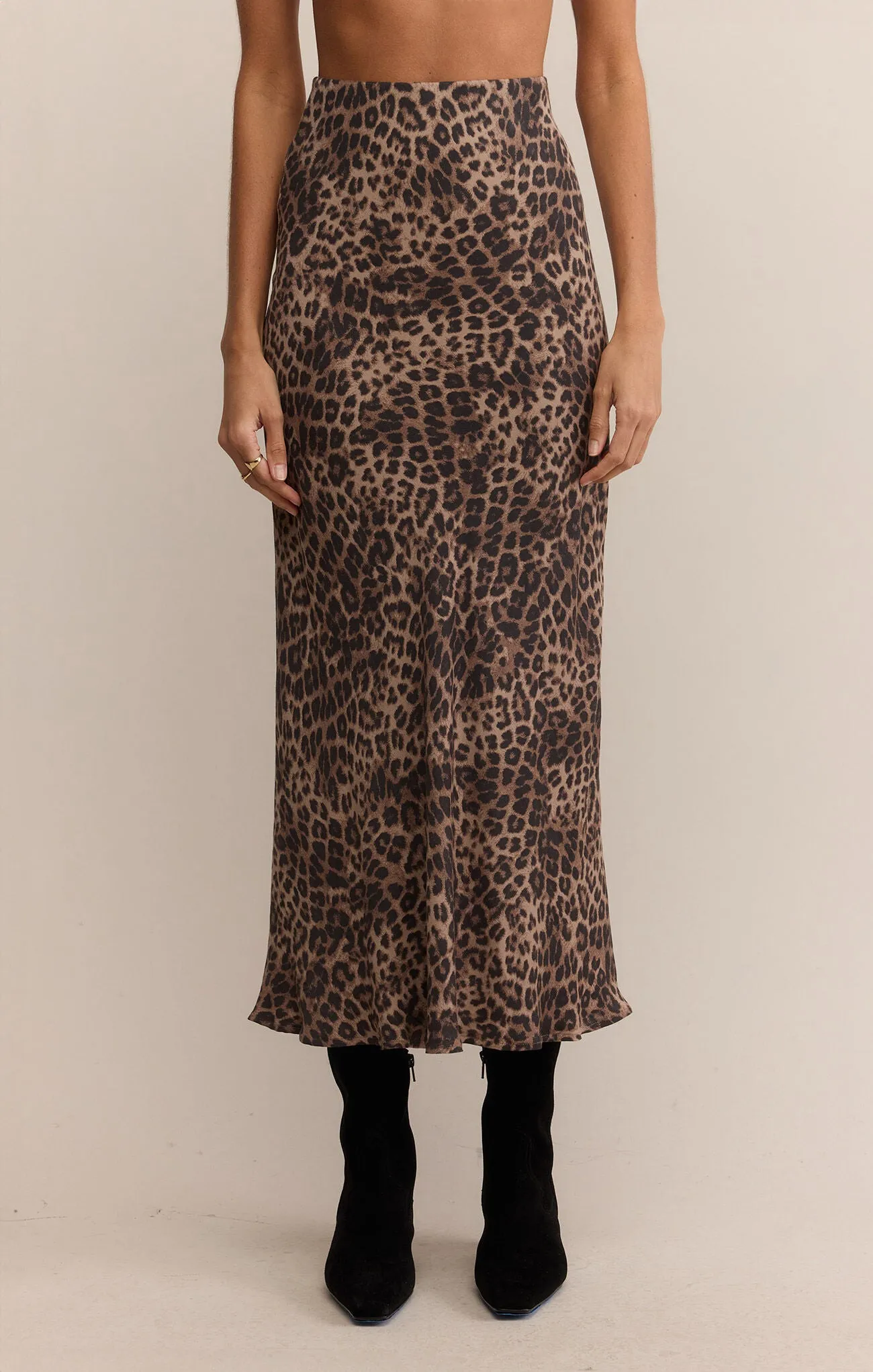 Izabel Leopard Skirt sold by Uforia Muse