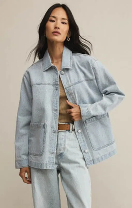 On The Road Denim Jacket - Z Supply sold by Uforia Muse