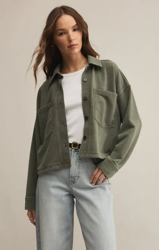 All Day Cropped Knit Jacket - Z Supply sold by Uforia Muse