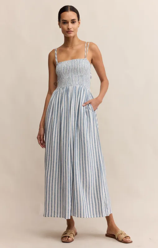 Nadine Striped Midi Dress - Z Supply sold by Uforia Muse