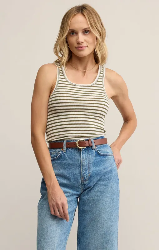 Classic Striped Scoop Tank - Z Supply sold by Uforia Muse