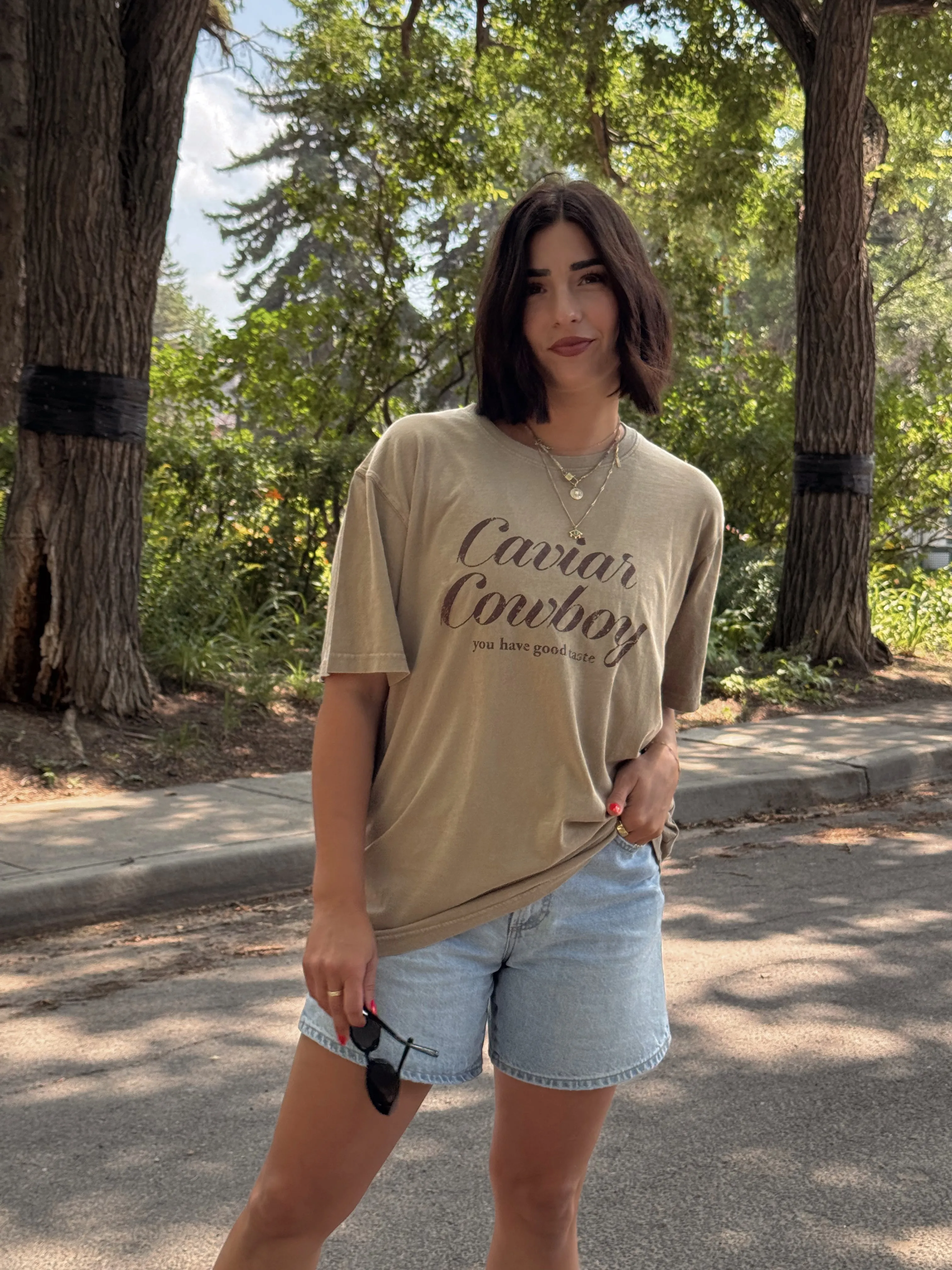 Cowboy Caviar Tee- Shop Teach sold by Uforia Muse product image thumbnail 4