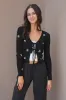 Floral Detail Knit Cardigan sold by Uforia Muse