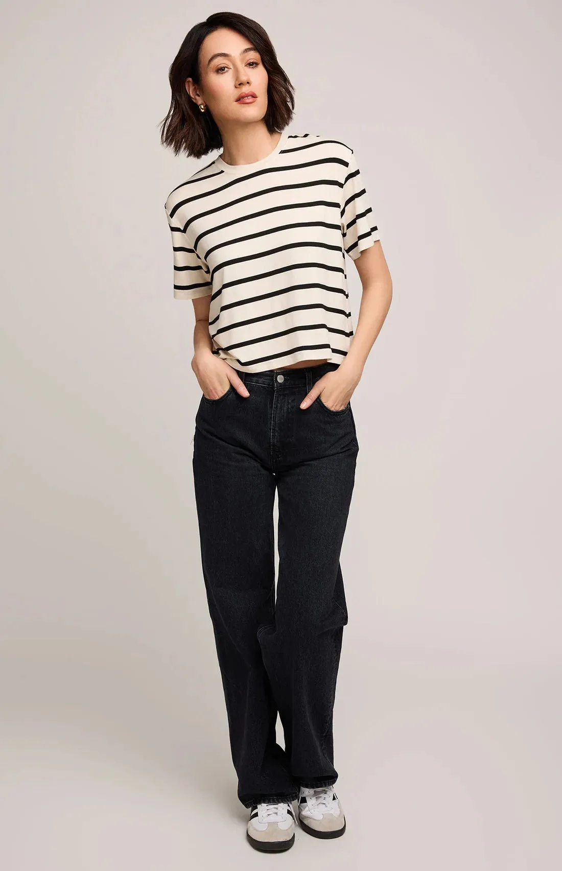 Jaxon Tee-Stripe-Gentle Fawn sold by Uforia Muse product image thumbnail 3