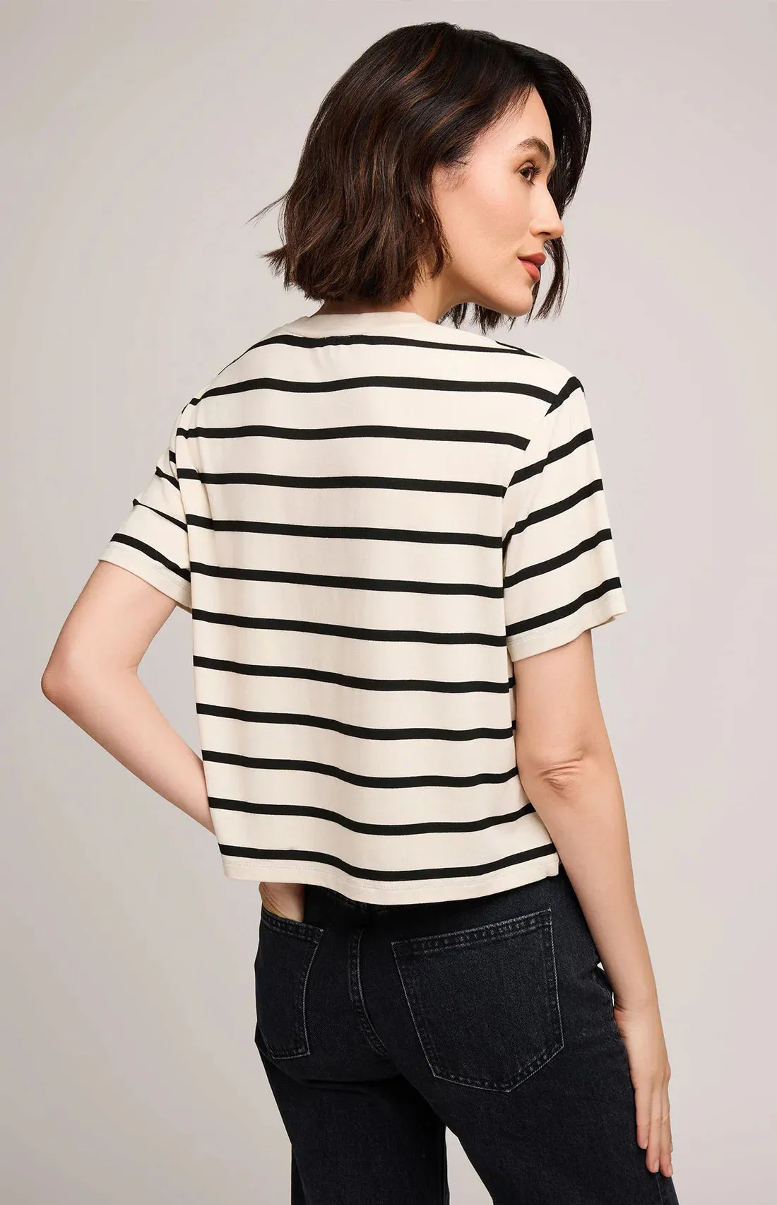 Jaxon Tee-Stripe-Gentle Fawn sold by Uforia Muse product image thumbnail 2