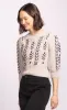 Terrace Sweater- Pink Martini sold by Uforia Muse