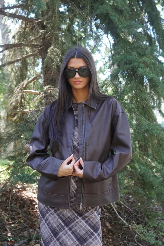 Audrey Vegan Jacket- Gentle Fawn sold by Uforia Muse