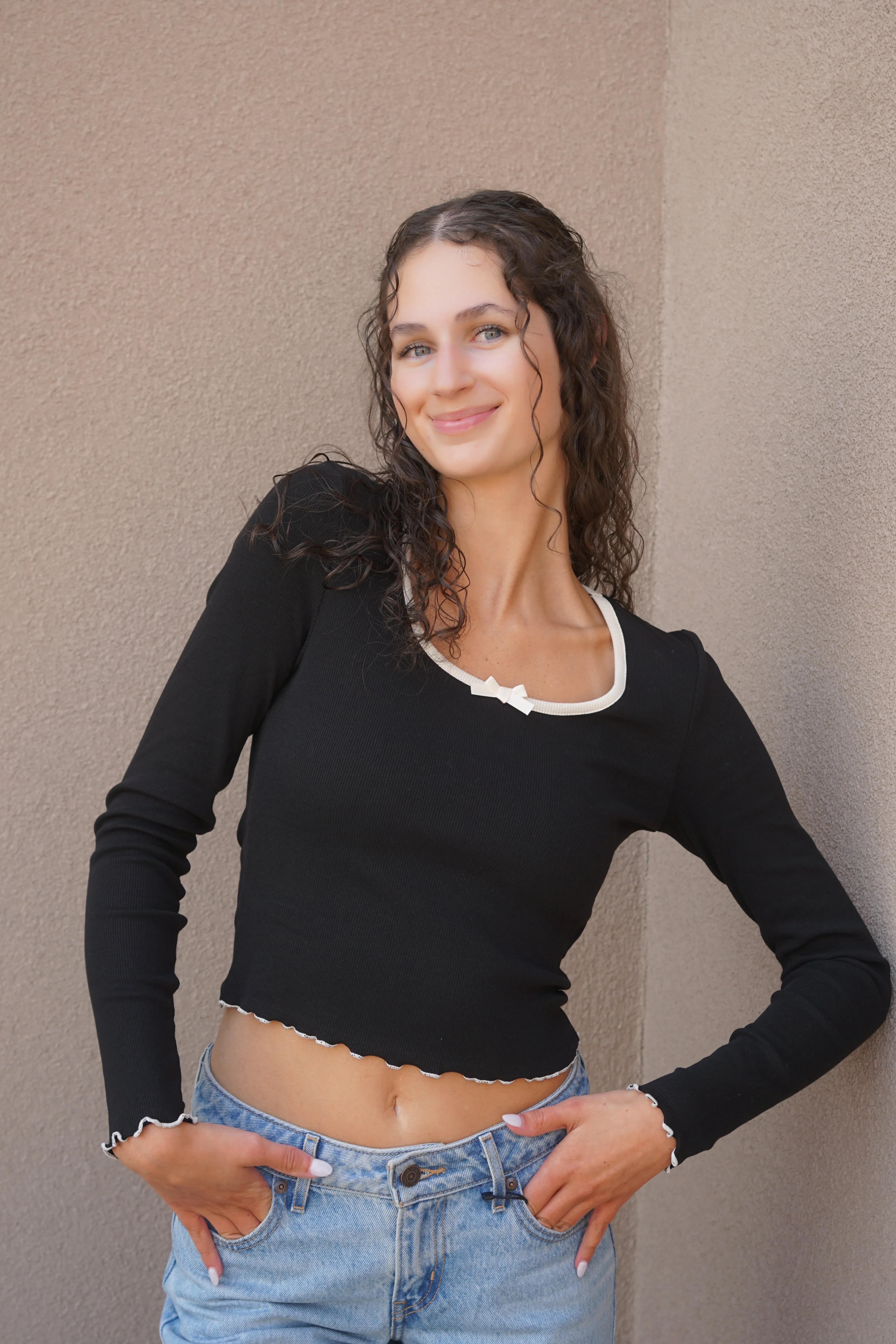 Laila L/S Top-2 Colours- Only sold by Uforia Muse product image thumbnail 3