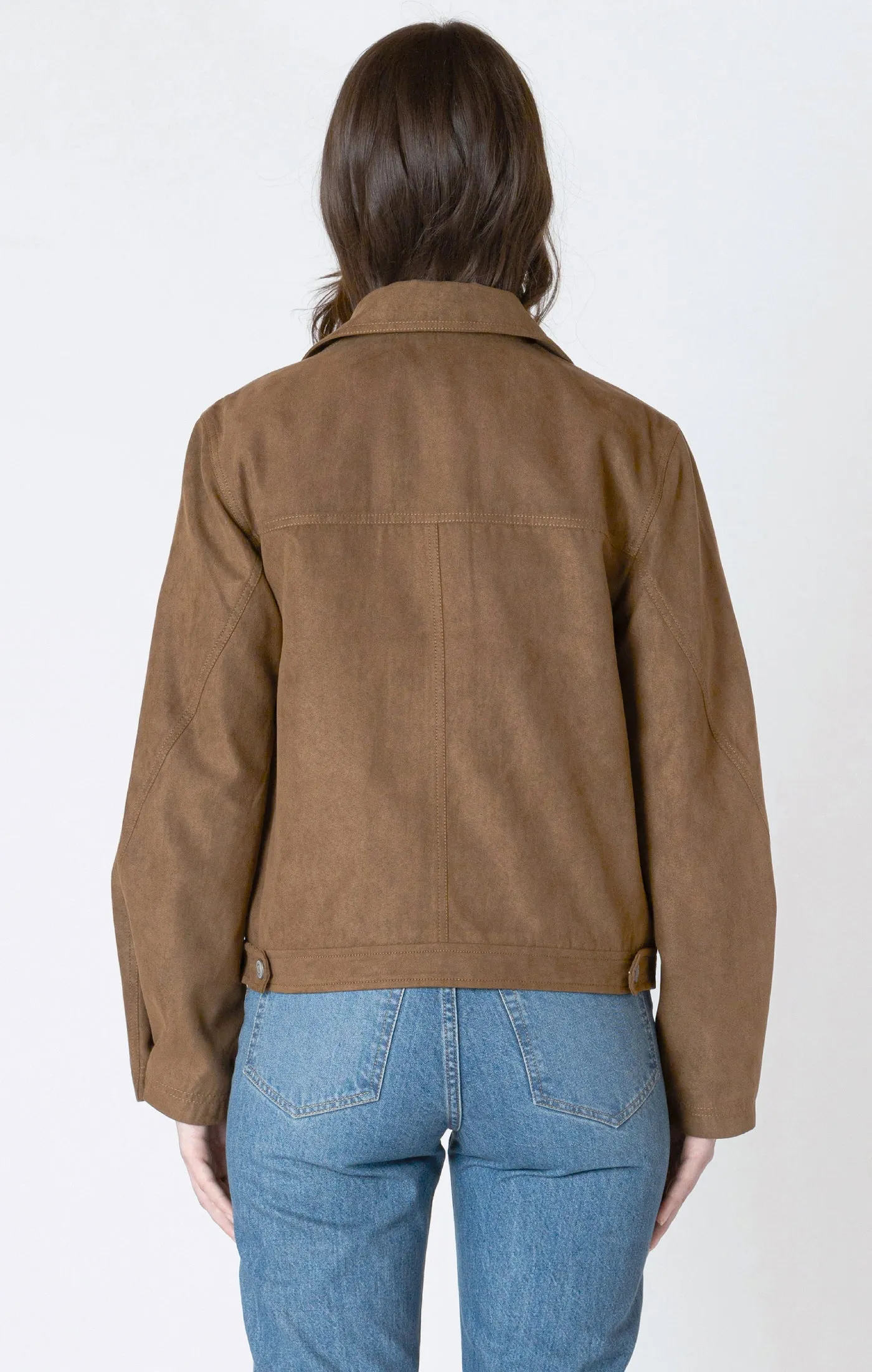 Georgia Vegan Suede Jacket-Dex sold by Uforia Muse product image thumbnail 2