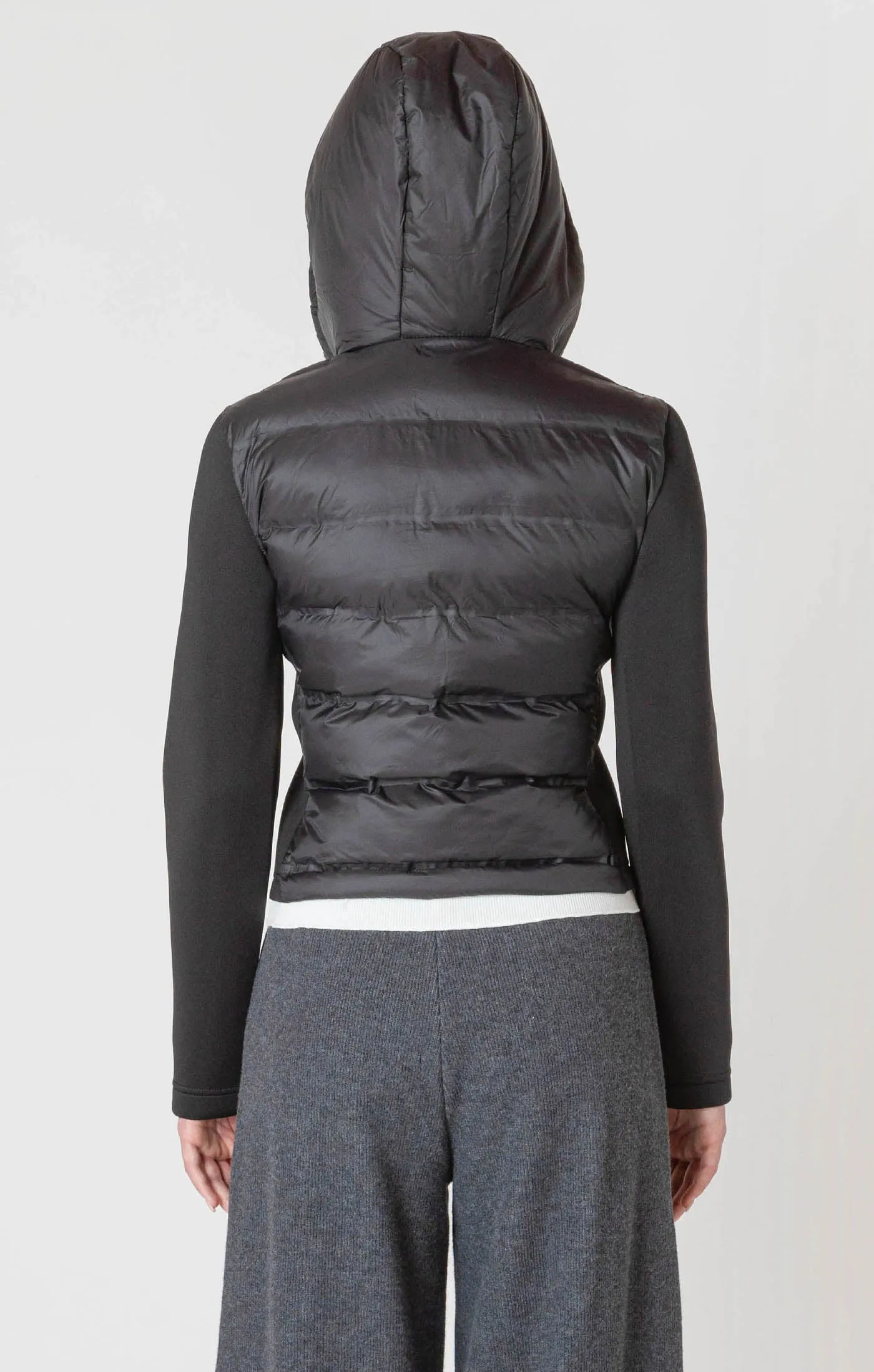 Mixed Puffer Jacket- Room34 sold by Uforia Muse product image thumbnail 2