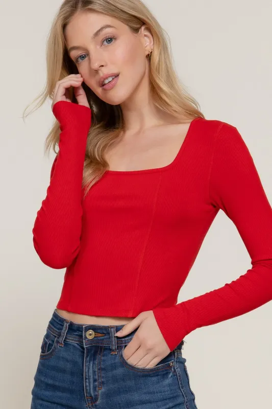 Chili Long Sleeve Top sold by Uforia Muse