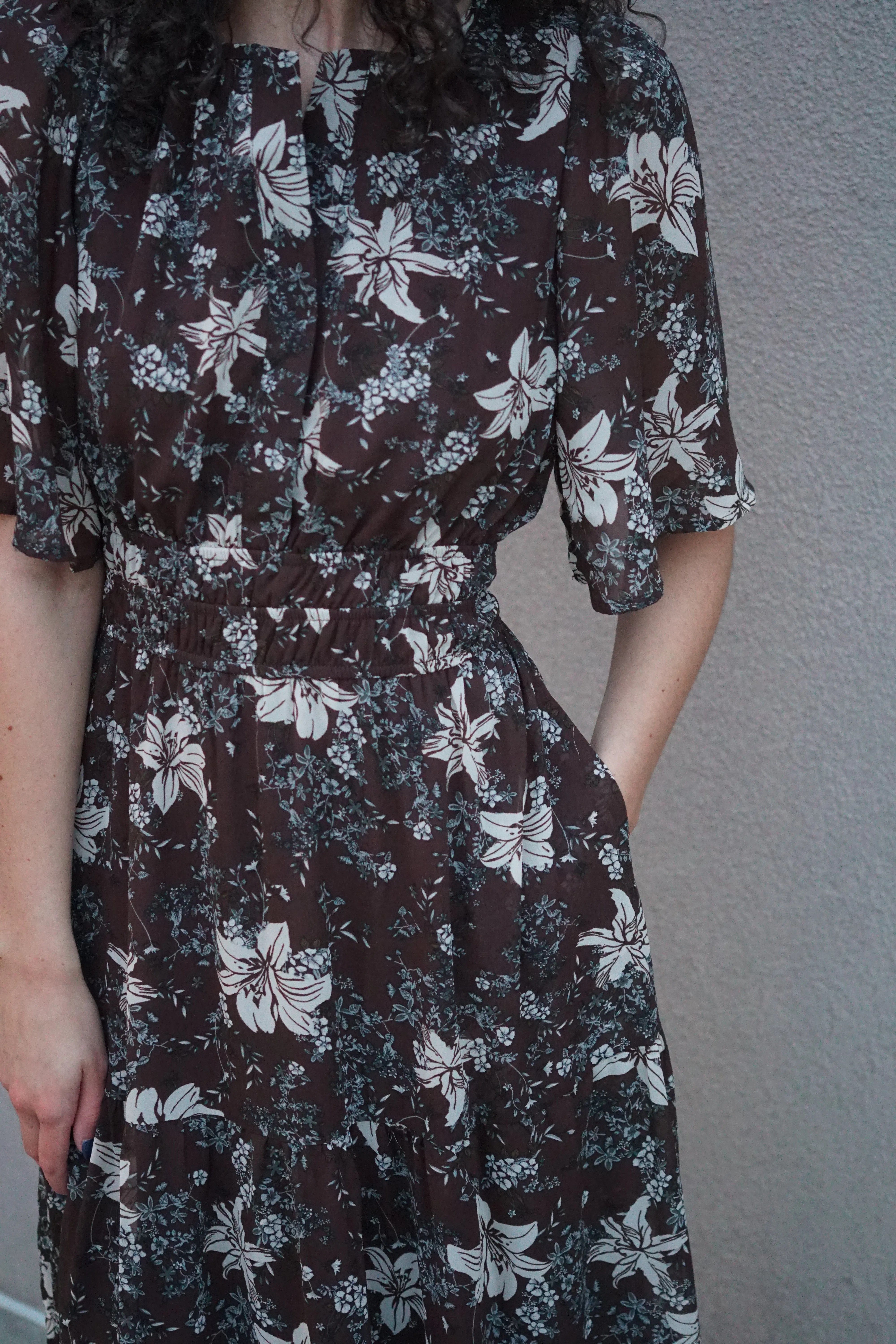 Autumn Flower Dress- She & Sky sold by Uforia Muse product image thumbnail 4