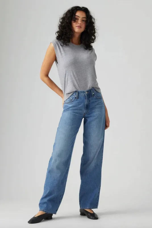 Baggy Dad-heavy-check-Levi's sold by Uforia Muse
