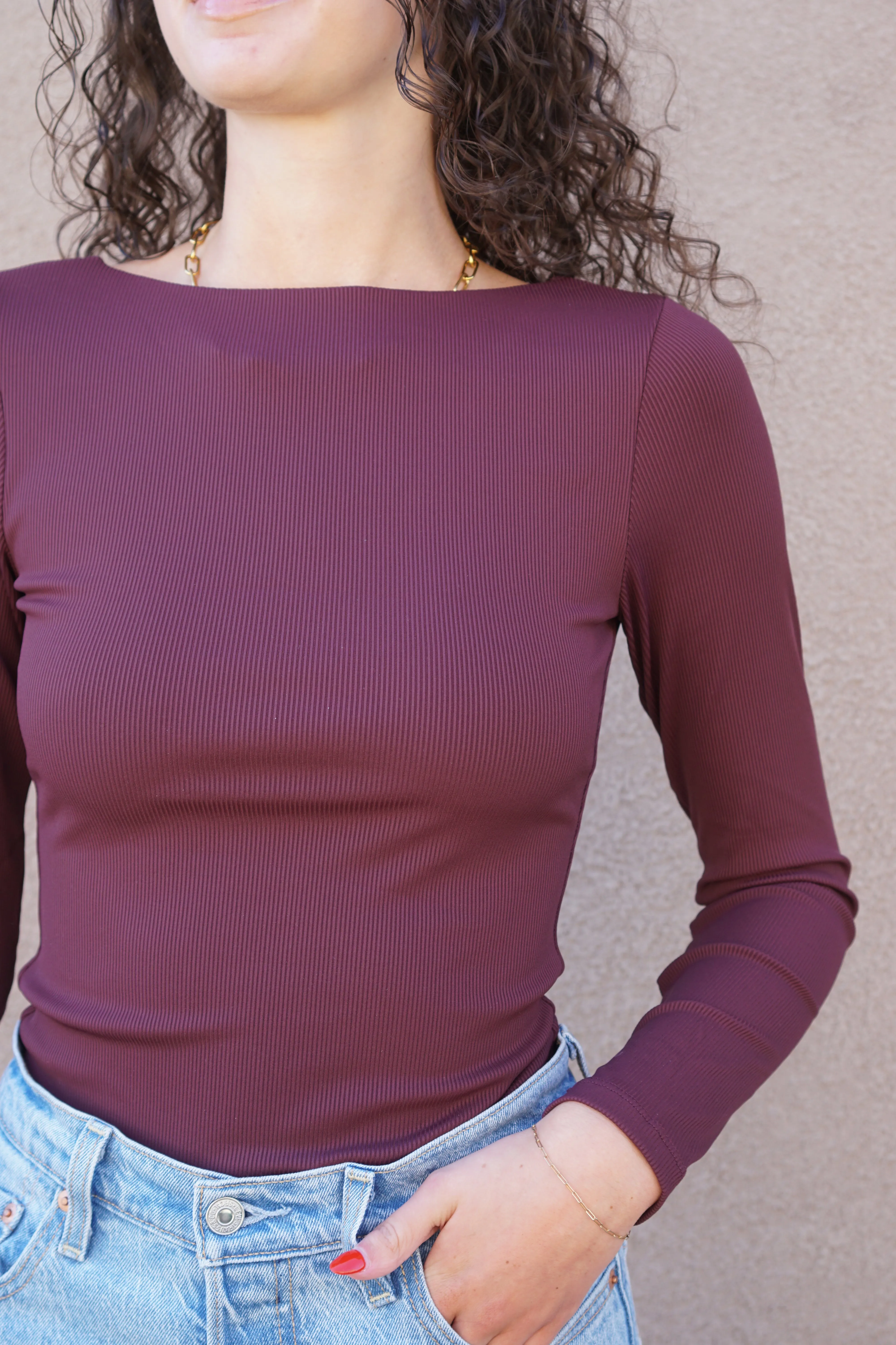 Briva Top-Prune-Second Skin-Rd Style sold by Uforia Muse product image thumbnail 3