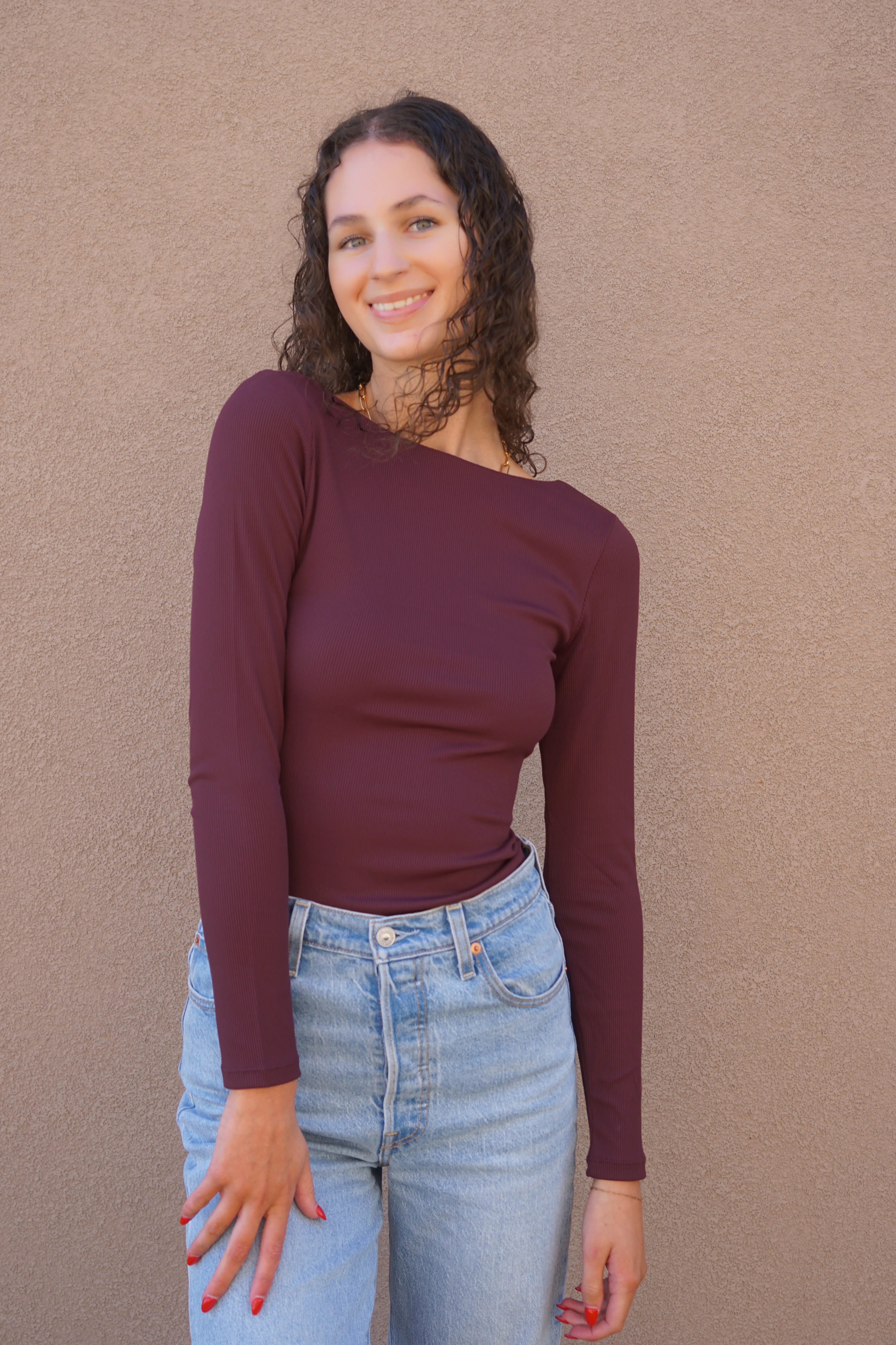 Briva Top-Prune-Second Skin-Rd Style sold by Uforia Muse