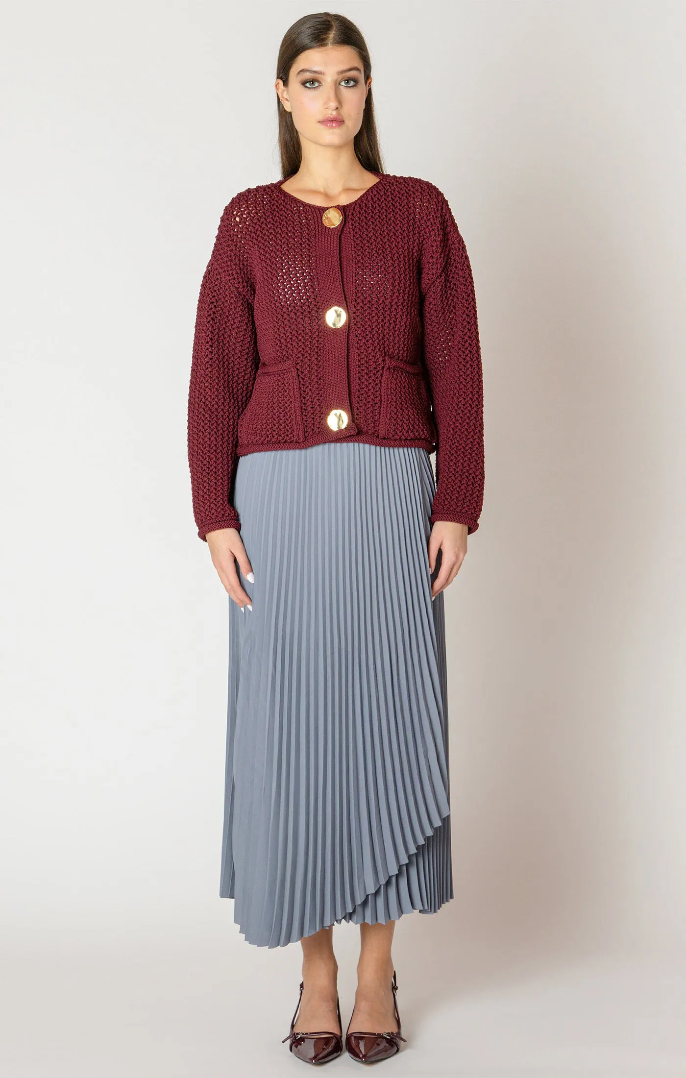 Ruby Cardi Sweater-Black Tape sold by Uforia Muse product image thumbnail 3