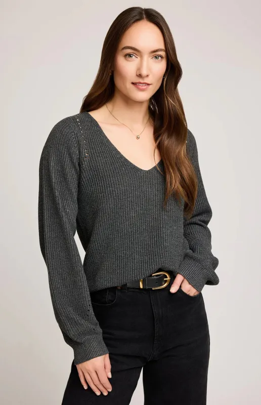 Hailey Sweater-Charcoal- Gentle Fawn sold by Uforia Muse