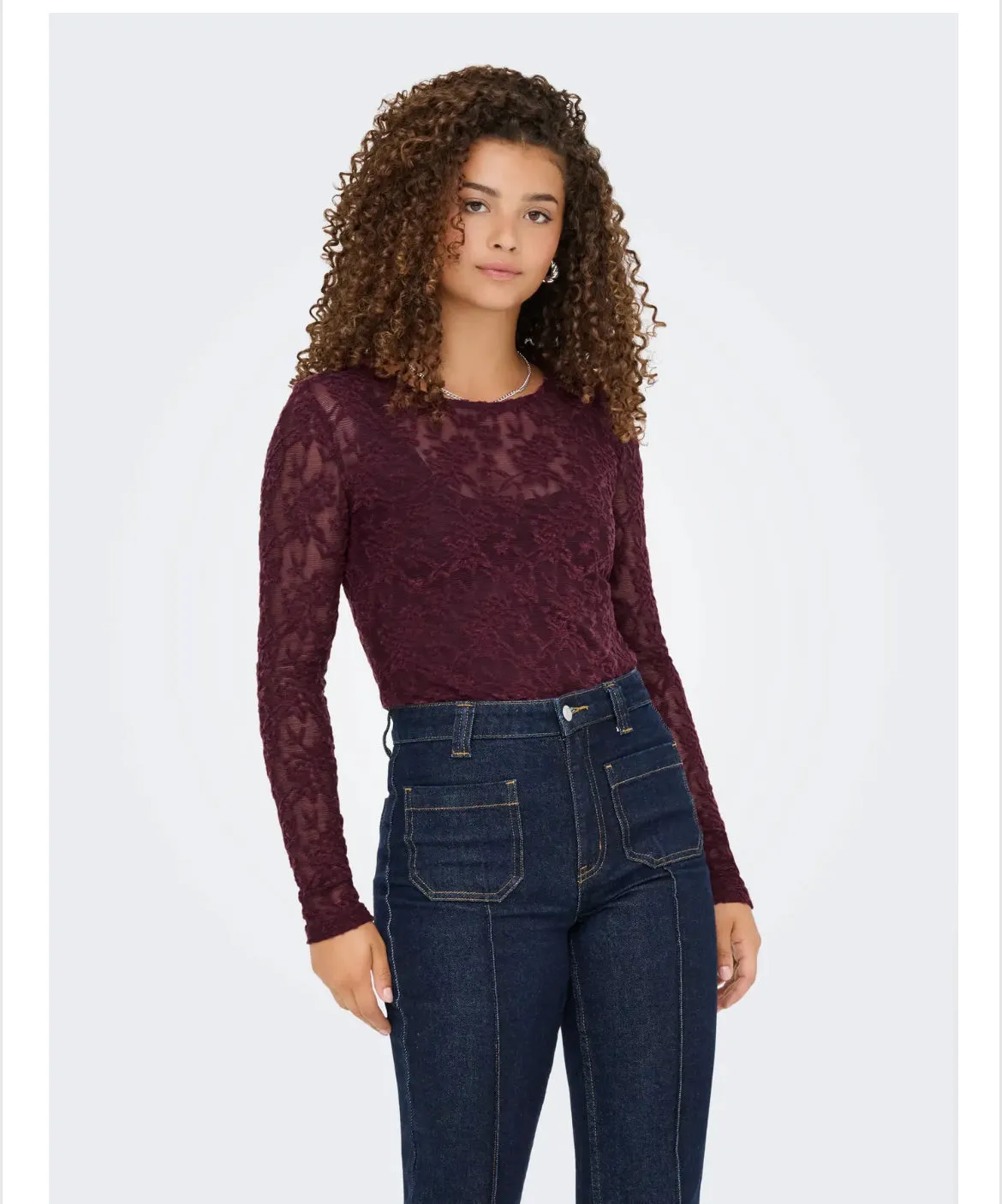 Blaise Lace Top-2 colours- Only sold by Uforia Muse product image thumbnail 3