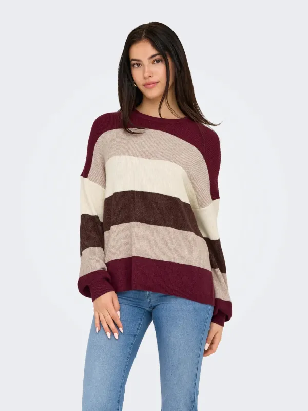 Atia Pullover-Cab Stripe-Only sold by Uforia Muse