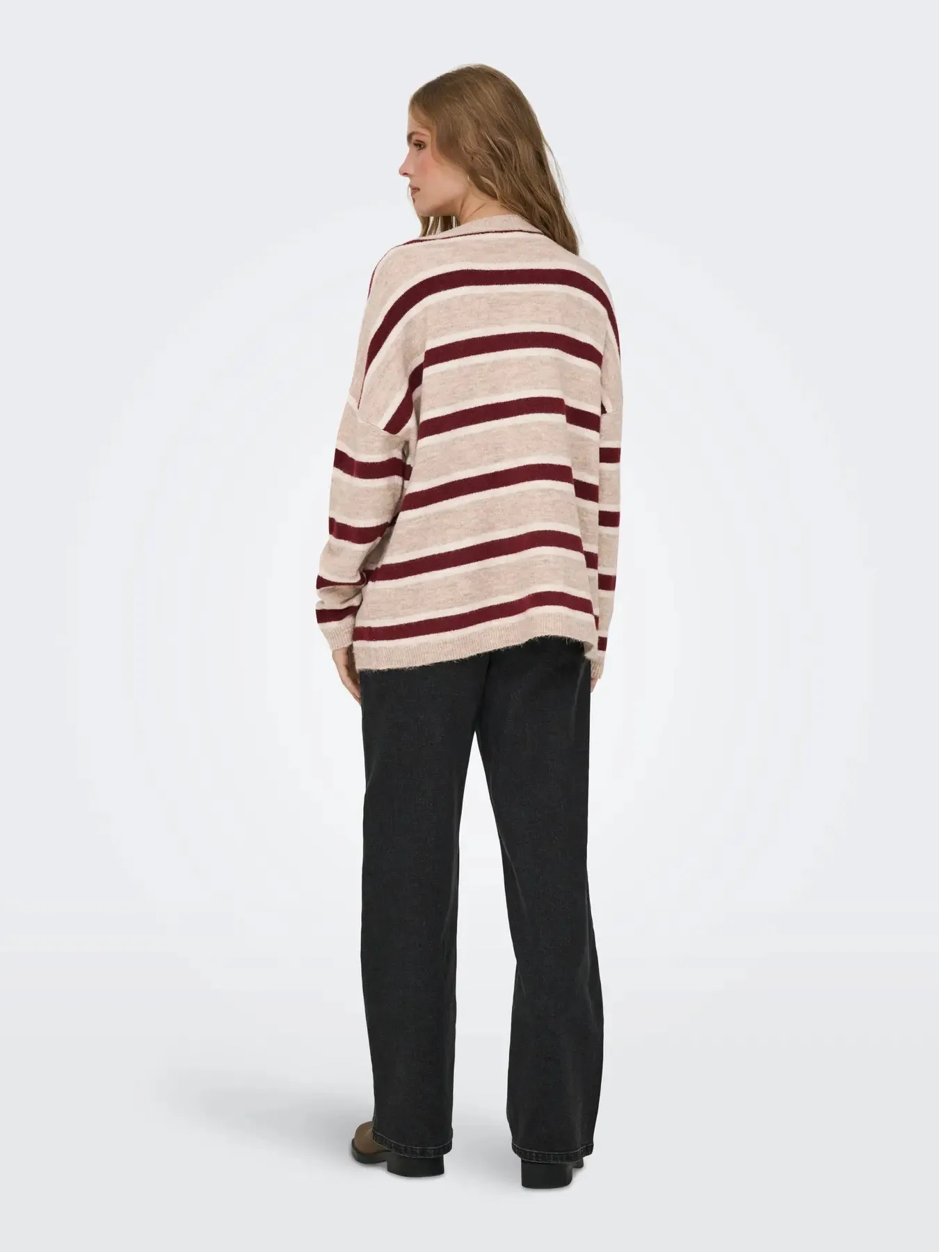 Talio V-Neck Knit-Stripe-Only sold by Uforia Muse product image thumbnail 2