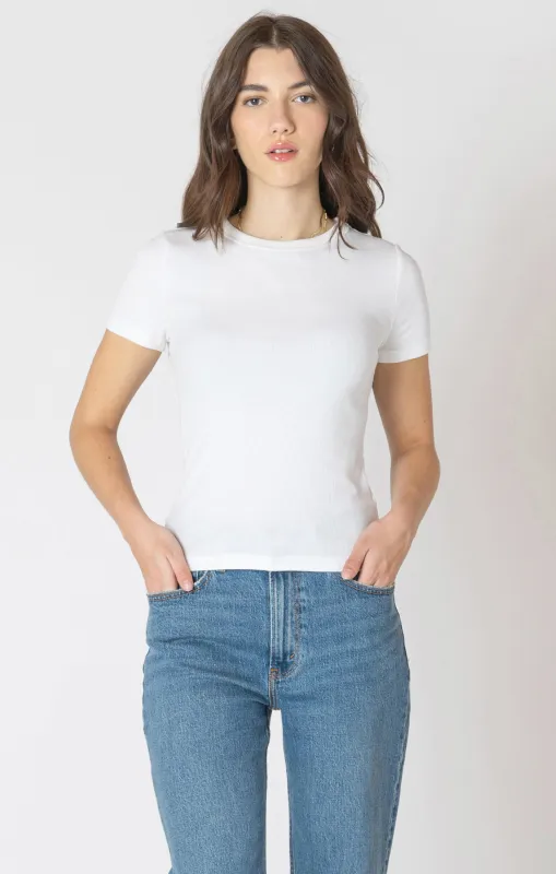Basic Rib Tee- Dex sold by Uforia Muse