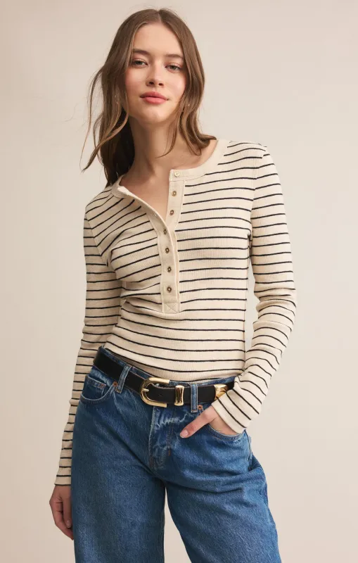 Eve Striped Henley- Z Supply sold by Uforia Muse
