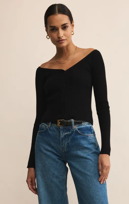 Jovy Sweater Top-Z Supply sold by Uforia Muse