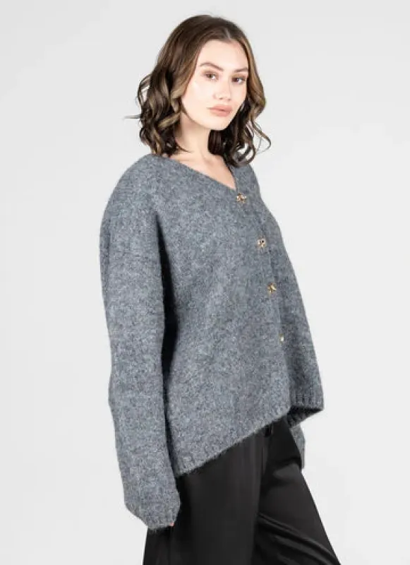 Oversized Cardi-Grey sold by Uforia Muse