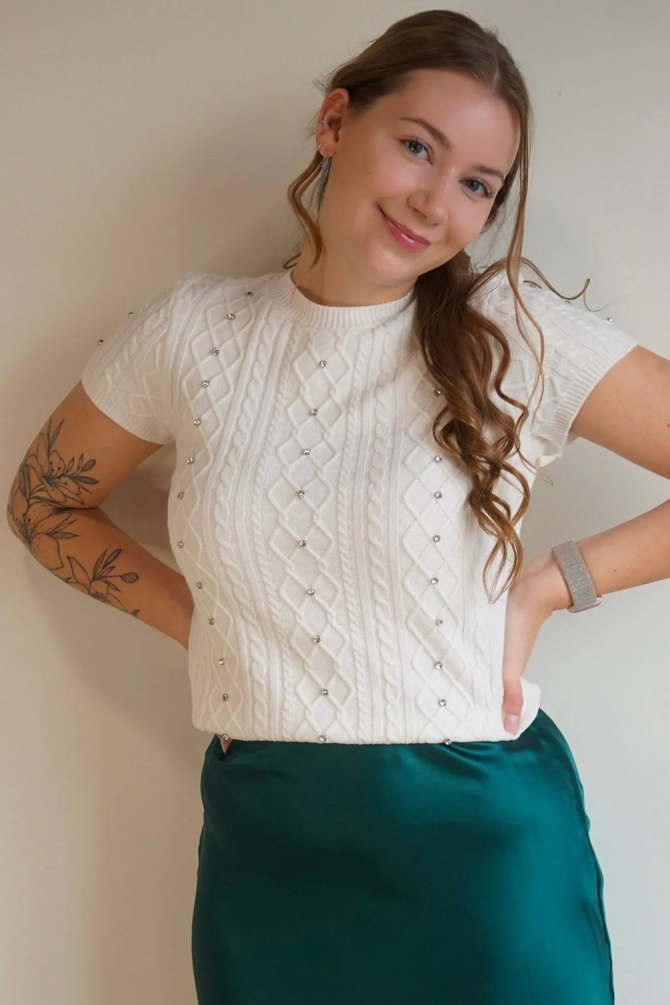 Snow White Knit- Black Tape sold by Uforia Muse