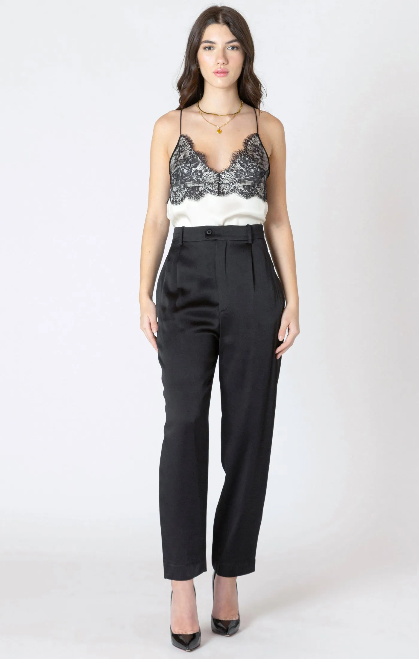 Satin Trouser- Dex sold by Uforia Muse product image thumbnail 3