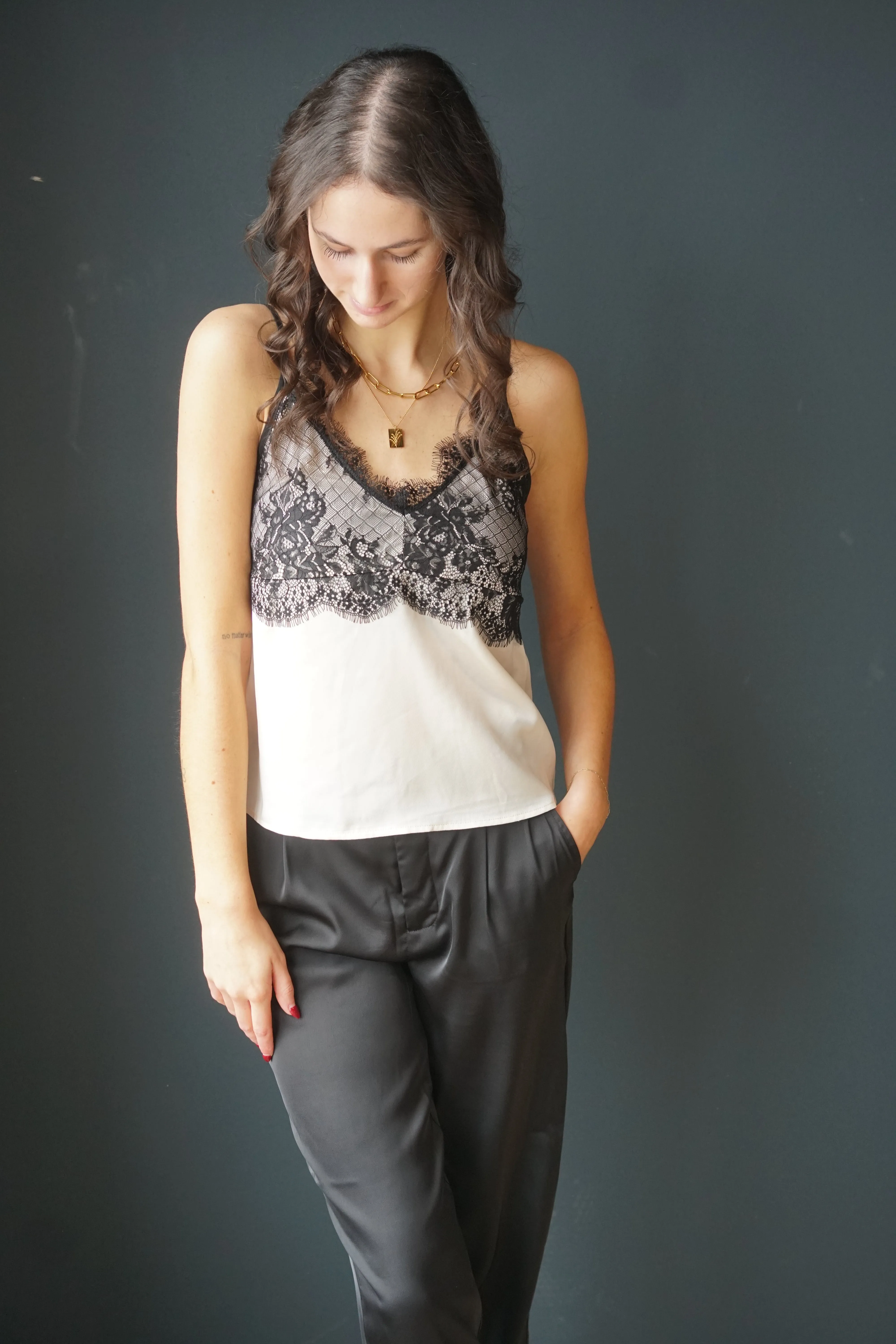 Serena Lace Camisole- Dex sold by Uforia Muse product image thumbnail 3