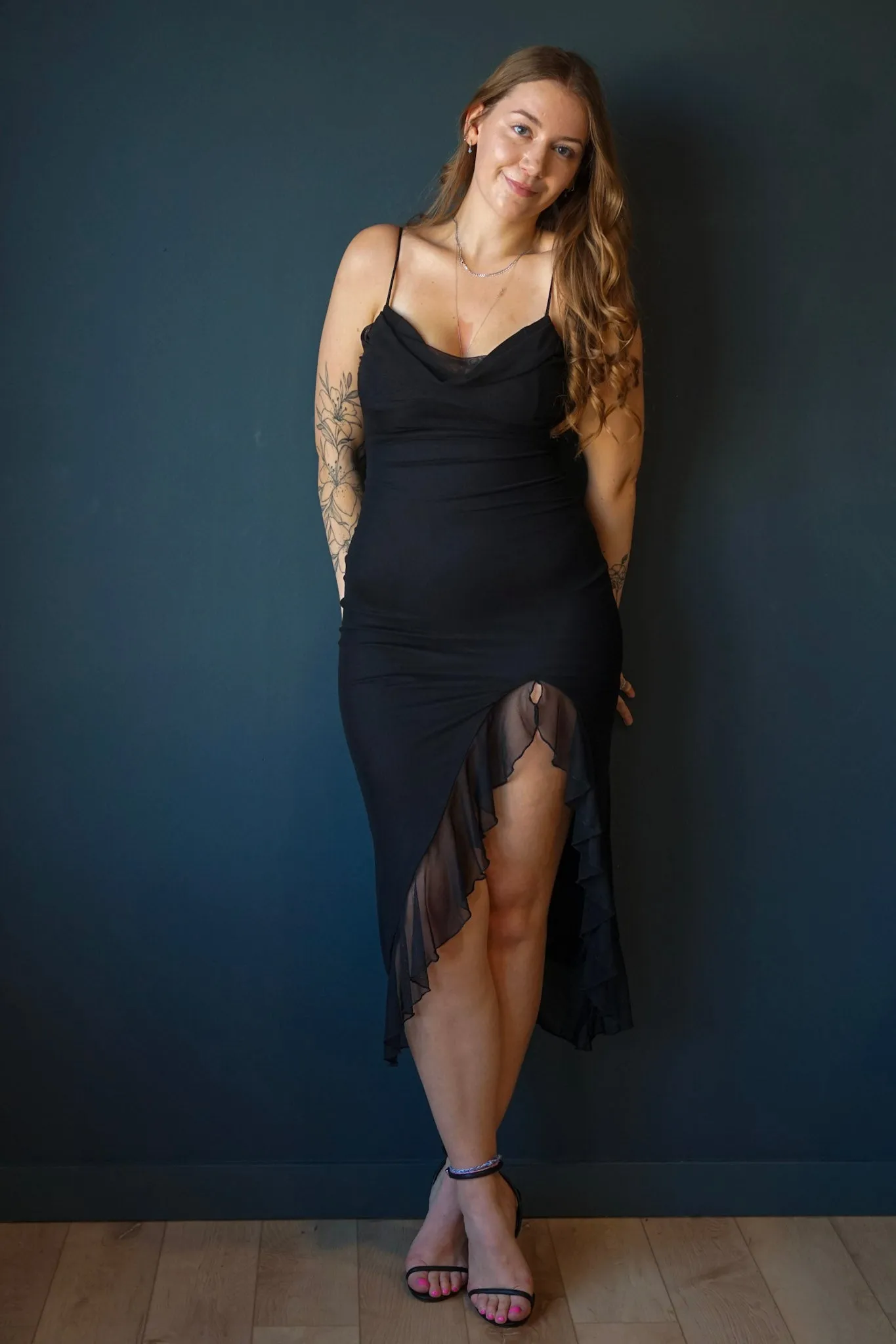 Goddess Dress- Black sold by Uforia Muse