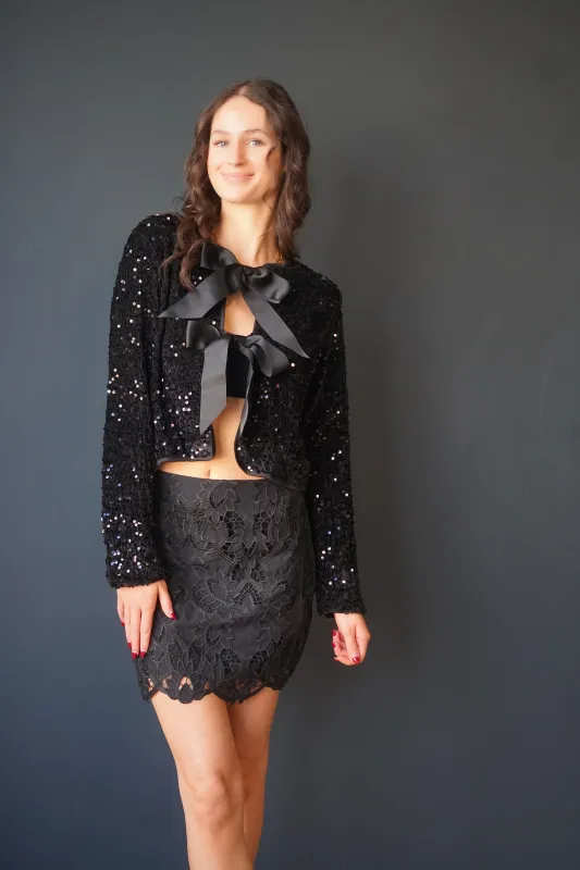 Siren Lace Mini Skirt-Z Supply sold by Uforia Muse