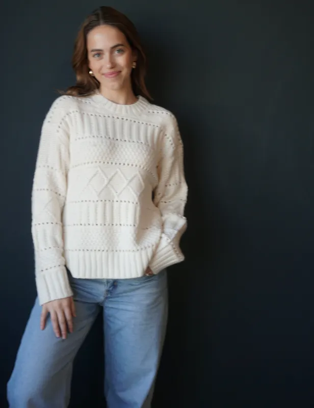 Cento Cable Sweater-Z Supply sold by Uforia Muse