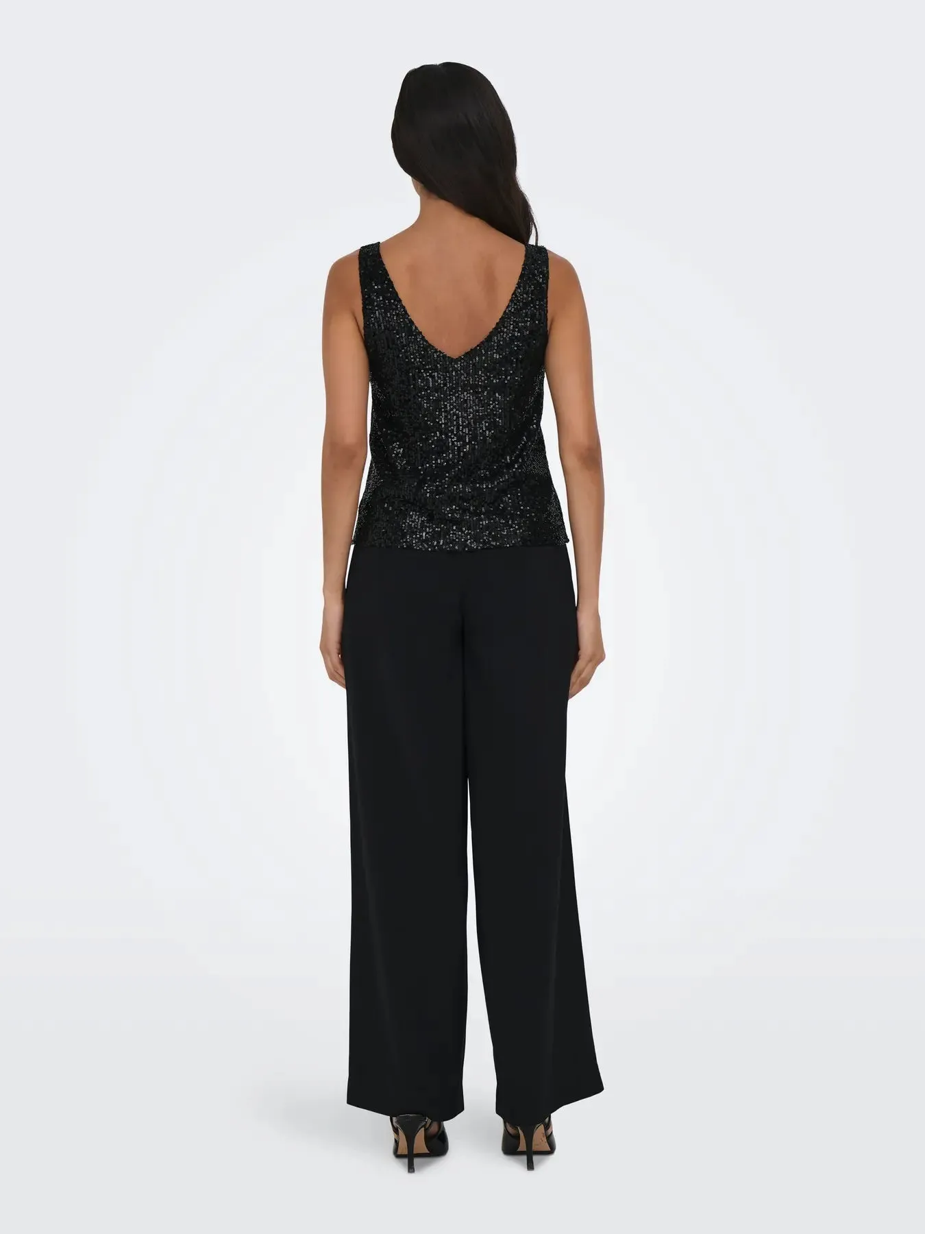 Lana Sequin Tank-Blk-Only sold by Uforia Muse product image thumbnail 2