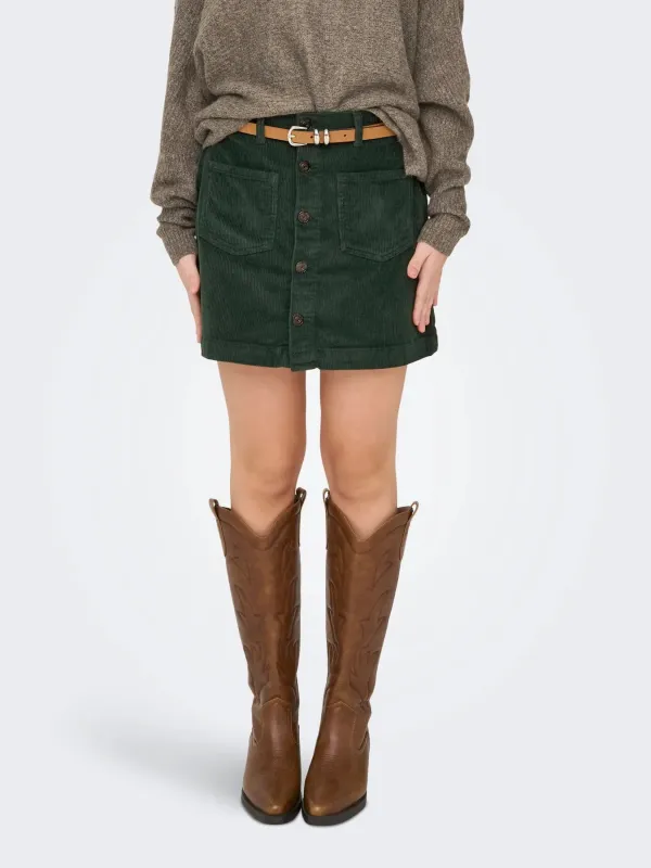 Global Cord Skirt-2 Colours-Only sold by Uforia Muse