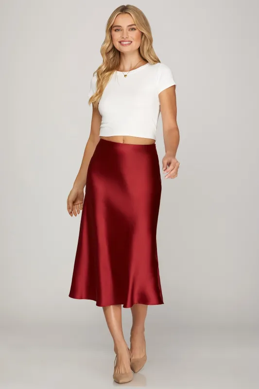 Enchantment Skirt-Red sold by Uforia Muse