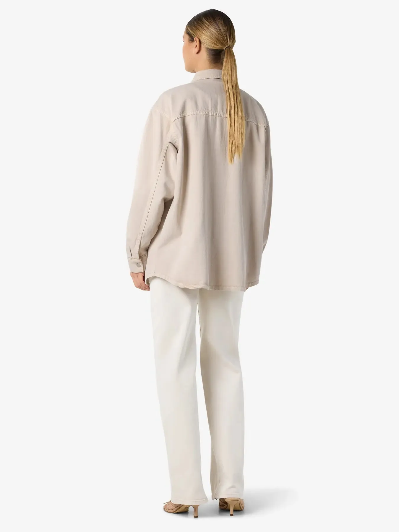 Alva Denim Shacket-Stone-Noisy May sold by Uforia Muse product image thumbnail 2